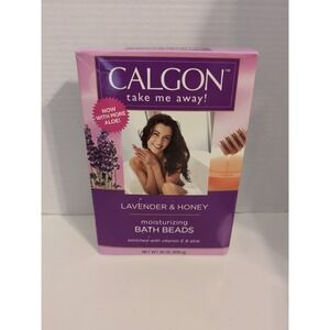 Calgon Ultra-Moisturizing Bath Beads Lavender & Honey‎ Fragrnace 30 oz